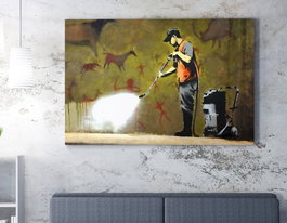Wallity Lienzo de Banksy 70 x 100 cm